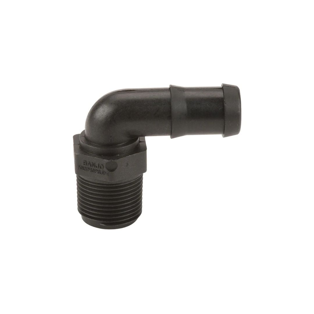 Banjo HB075-90 3/4 inch 90 degree hose barb elbow