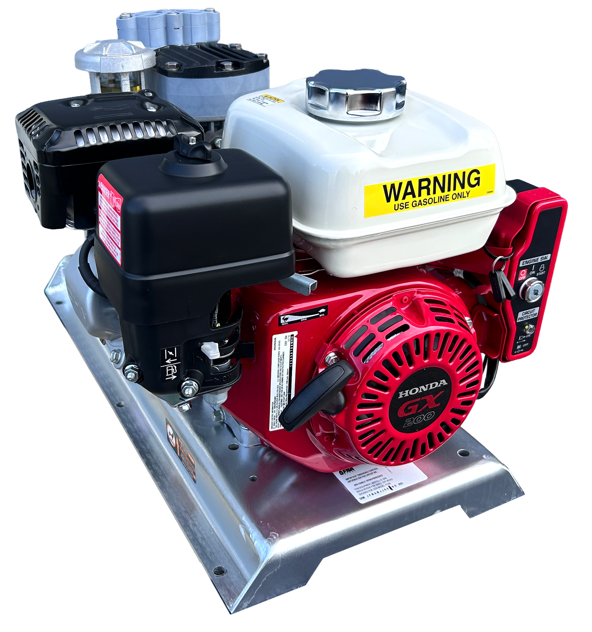 Comet P40 Honda softwash skid with new style manifold — supplier photo 2