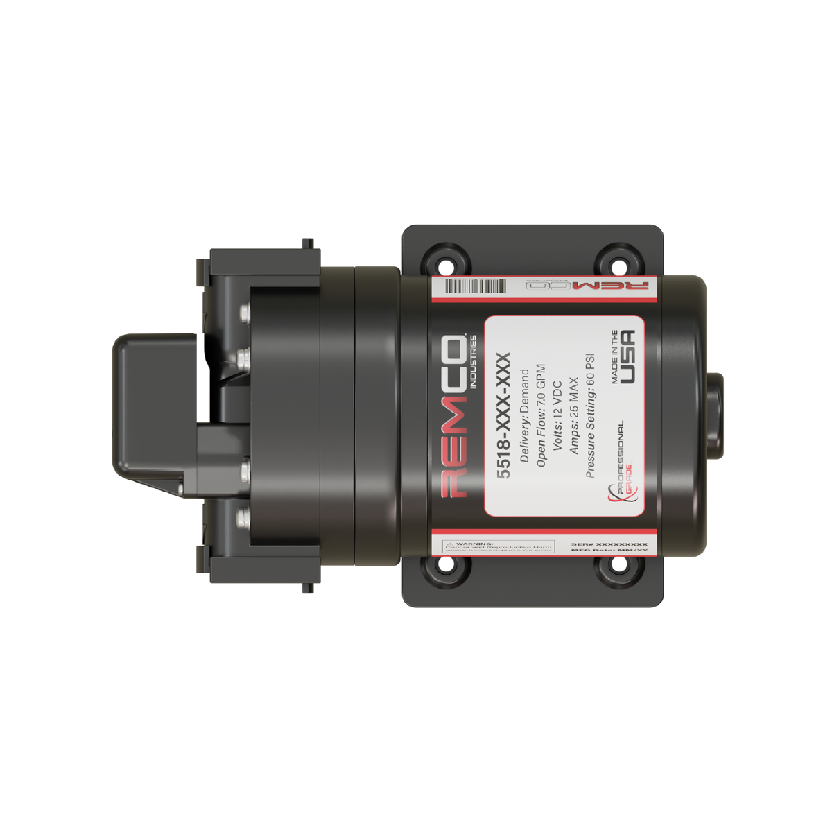 Remco Fatboy 7 GPM 12-volt demand pump, view 3