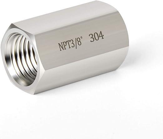 Stainless Steel 3/8" Female NPT Coupler