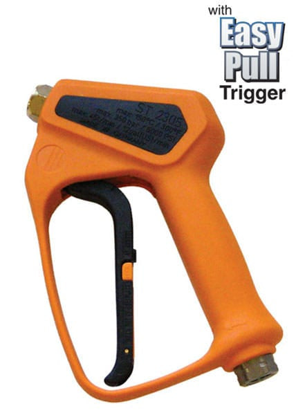 Suttner ST-2305 orange spray gun facing left
