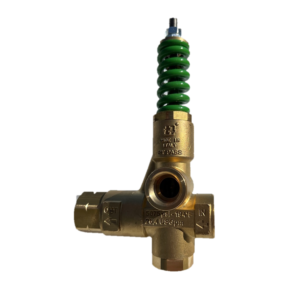 VRT100 green spring unloader, 1/2" FPT, 26.4 GPM