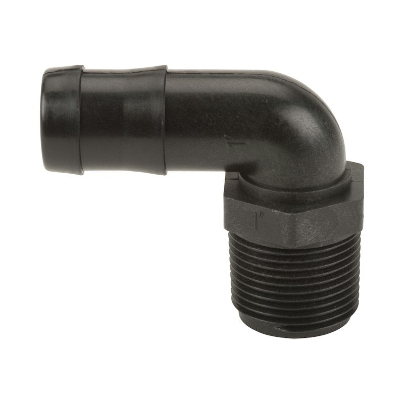 Banjo HB100-90 1-inch hose barb elbow