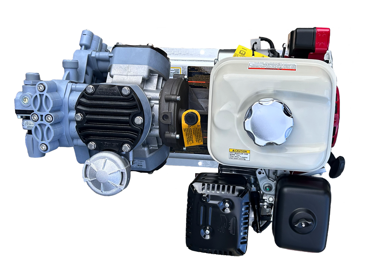 Comet P40 Honda softwash skid with new style manifold — supplier photo 4
