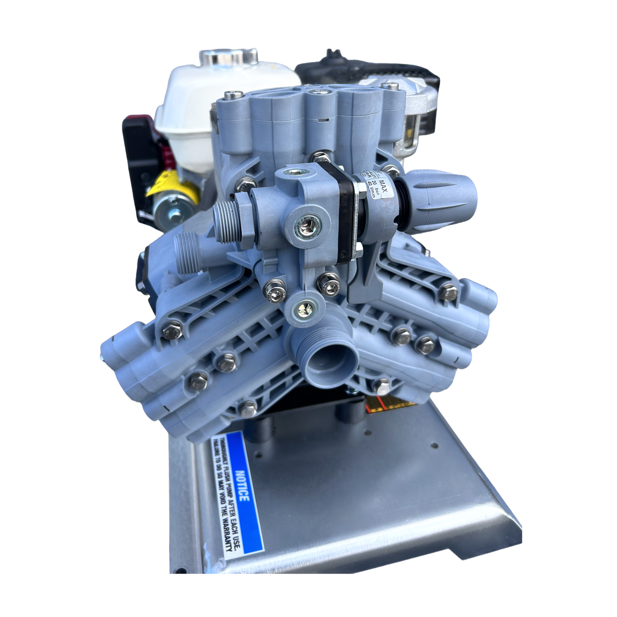 Comet P40 Honda softwash skid with new style manifold — supplier photo 6