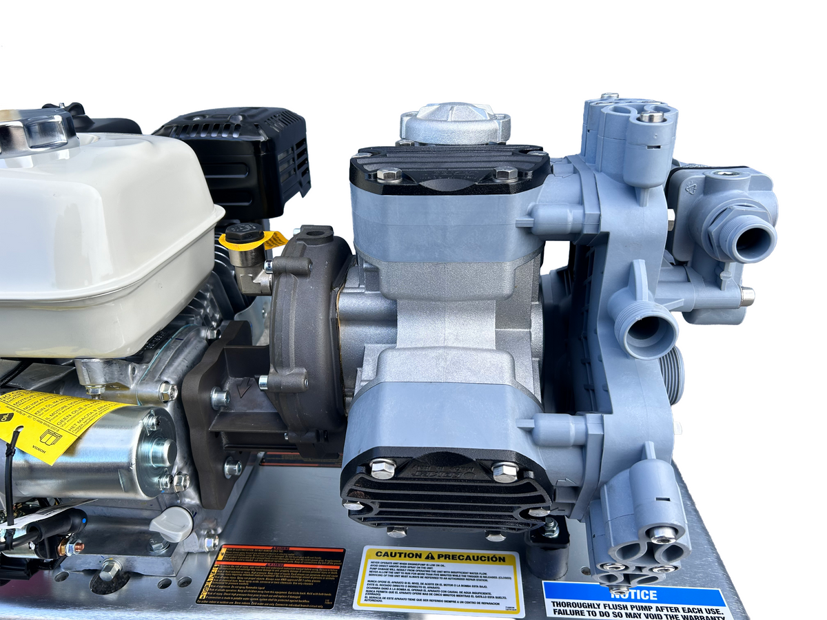Comet P40 Honda softwash skid with new style manifold — supplier photo 8