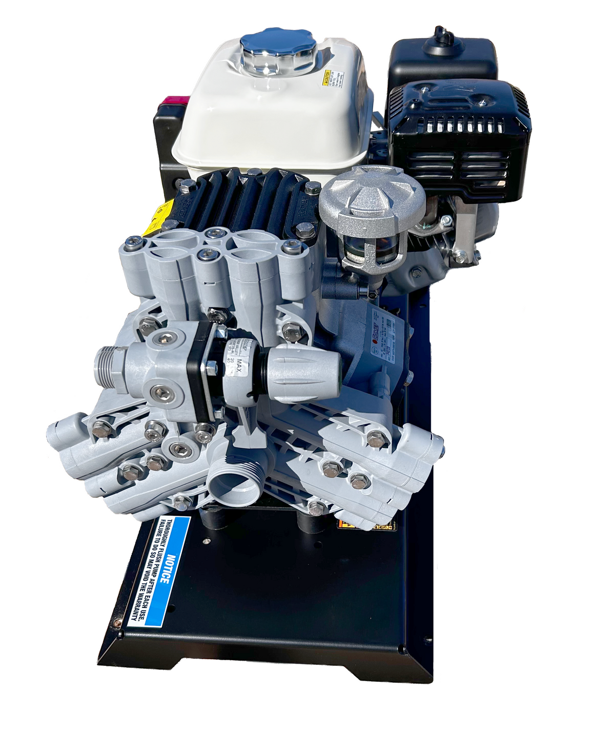 Comet P40 Honda softwash skid with new style manifold — supplier photo 9