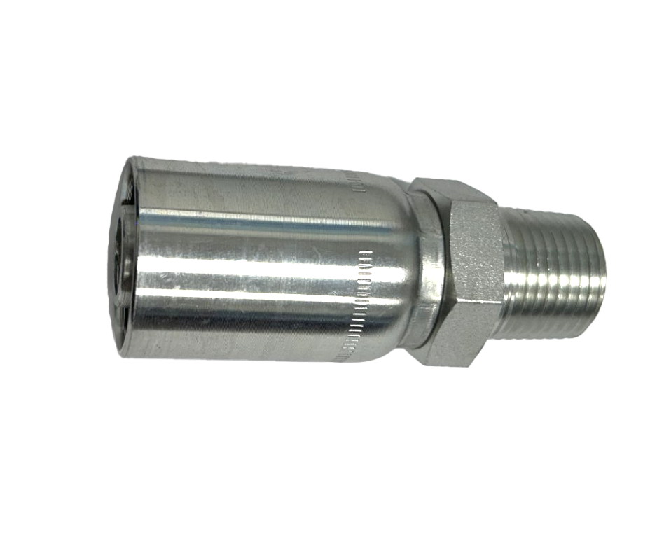 5/8" Hose x 1/2" M Pipe Rigid Crimp