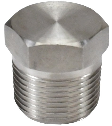 Dixon 1/4 inch male NPT 316 stainless steel hex head plug
