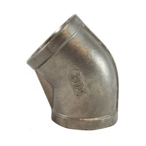 1/2 inch stainless steel 45-degree elbow