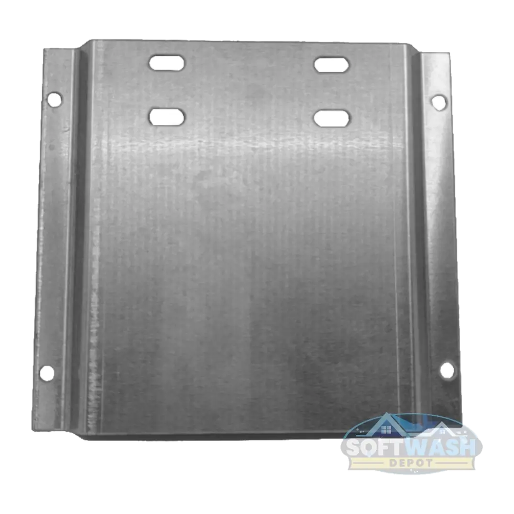 Soft Wash Depot aluminum manifold mounting plate, 16 x 12 inch